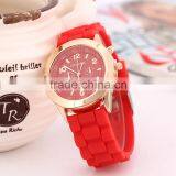 Hot Selling Fashion Silicon Wrist Watch Top Brand Mens Watches Cheap China Supplier thumbnail-3