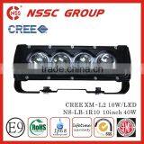 4X4 Cree Auto Car Accessory Single Row Led Light Bar 10" 40w Led Light Bar,single Row thumbnail-2