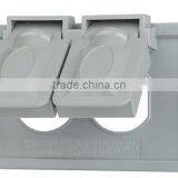 Horizontal Plastic Waterproof Cover for Duplex Receptacles