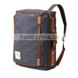 Men Vintage Leather Knapsack Schoolbag Shoulder Crossbody Messenger Bag