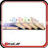 Embossing Logo PU Leather Pocket Notebook With Pen Holder