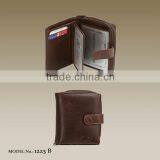 Top Quality Genuine Leather Material Zipper Wallet for Ladies and Mens