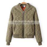 Japanese Cotton Padded Quilted Jacket, 100% Polyester Suede American Ma1 Plain Wholesale Html Custom Satin Bomber Jacket Woman thumbnail-5