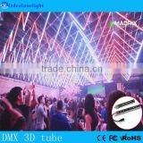 360 viewing DC12/24V nightclub stage TV showing Madrix DMX 3D tube