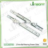 High Quality 27mm Mini Ball Bearing Drawer Slides for Kitchen Drawer