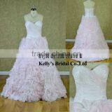 Classic Cheaper Bright Pink Wedding Gown thumbnail-1