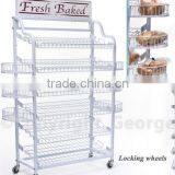 Fresh Baked Supermarket Bread Display Rack HSX-S936 thumbnail-1