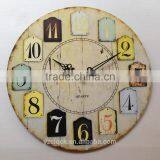 12 Inch New Designed Vintage MDF Wall Clock 2015
