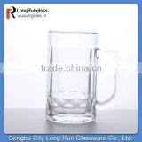 LongRun Barware Glass Draft Beer Mug With Handle Manufacturer