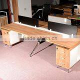 HC-M030 Modern Chipboard Wooden Office Desk Double