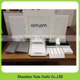 Stackable Wooden C Ring Stand Mdf Watch Display Counter Rack for Sale thumbnail-2