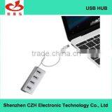 Aluminium Alloy Usb Type-c Hub, 4 Port Usb 2.0 Hub With Type c Interface From Usb Hub Suppliers