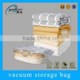 design printing / size plastic cube vacuum compressed bag for clothing or bedding
