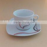 Fashion Design Coffee and Tea Set Fine Porcelain Cups and Saucers Sets thumbnail-1