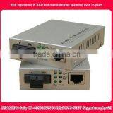 a Pair BIDI WDM Single Fiber 10 100M 1310 1550 120km Ethernet Fiber Media Converter thumbnail-1