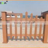 Durable WPC Fence High Quality Good Price Wood Grain Garden Fence Panels