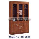 Bookcase Cabinet With Glass And Drawer In MDF Board, corner bookcase, design wooden book rack, wooden bookcase cabinet furniture