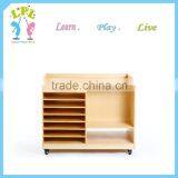 Wholesale Hot Selling High Quality Solid Wood Storage Cabinet Daycare Kindergarten Classroom Furniture thumbnail-5