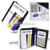 Hot Selling Waterproof Customized Color&size Leather Folder With Calculator thumbnail-3