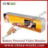 7 Inch TFT Restaurant Memory Card Battery Power External Push Button Lcd Advertising Player Mobile Advertising Screen thumbnail-1