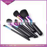 Wholesale 7pcs Custom Logo Makeup Cosmetic Brushes Set thumbnail-5