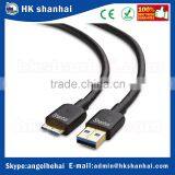 High Speed Cheap Price 5 Gbps Micro Data Super Speed Usb 3.0 Data Link Extension Cable Male Type A to Micro B Plug Cable
