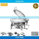 2017 New Model Commerical Glass Cover Roll Top Chafing Dish thumbnail-1