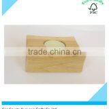 Rustic Handmade Natural Home Decoration Wooden Candle Holder thumbnail-1