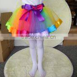 Hotsale New Girls Kids Rainbow Tutu Skirt