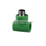 Prenty Stocks of All Kinds of PPR Fittings, PPR Brass Male Tee