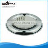 Shower Cabin Speaker Fan Chrome White Finish ABS Plastic Dust Cover Fan thumbnail-1