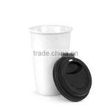 Eco 16-Ounce Ceramic Double Wall Thermal Coffee Tumbler With Silicon Lid thumbnail-1