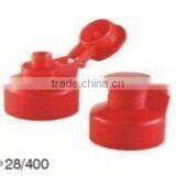 28/400 SM7225 Shampoo Bottle Cap/Oval Style Lotion Plastic Flip Top Cap thumbnail-1