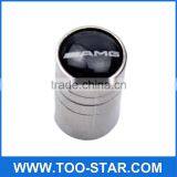 Silver Car Wheel Decor Tire Air Valve Caps Stem Cover With AMG Emblem Decoration thumbnail-3