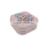 Square Cute Mini Decorative Cake Tin Box