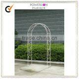 Metal White Iron Garden Trellis Arch thumbnail-1