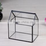 Hot wholesale Geometric irregular glass containers, glass container, glass box