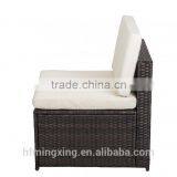 6 PCS Outdoor Patio Sofa Set Sectional Furniture PE Wicker Rattan Deck Couch thumbnail-3
