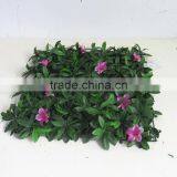 SJ04001008 Grass Mat With Plastic Flower for Garden Wall Decoration thumbnail-1