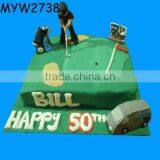 50 Years Old Birthday Golf Course Resin Gift Birthday Fake Food Model thumbnail-1
