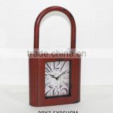 2014 New Design Lock Shape Home Decorative Clock