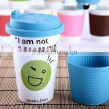 Eco-friendly Porcelain Silicone Cup thumbnail-1