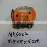 Halloween Ceramic Pumpkin Candy Jar thumbnail-1