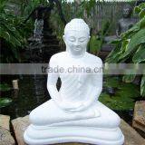 Life Size White Marble Buddha Statues Bali for Sale