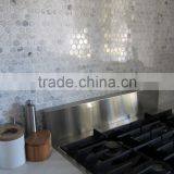 MM-CV240 China Customized Flooring Natural Stone Hexagon Marble Mosaics Tiles thumbnail-2