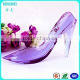 Fashion Crystal Craft Gift Crystal High-heeled Shoes thumbnail-2