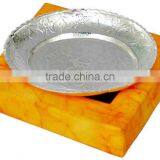 Silver Plated Indian Hand Crafted Utensil Set thumbnail-1