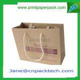 Custom Promotional Shopping Garment Fashion Packing Bags Carrier Gift Bag Kraft Paper Bag thumbnail-3