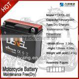 MOTORCYCLE PART Dry Charge SEALED MAINTENCE FREE Motorcycle Battery (12v2.5ah) thumbnail-1