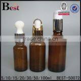 Best Sellers Cosmetic Packaging Essential Oil Amber Glass Dropper Bottle With Basket Dropper Fancy Glass Dropper Bottle thumbnail-3